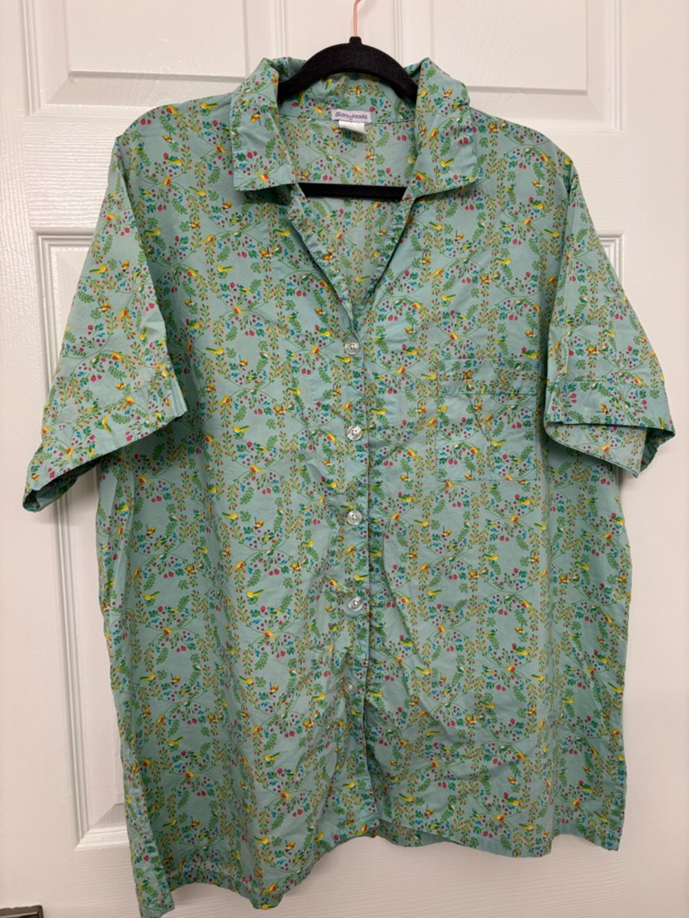 Sleepyheads Women’s Pajamas Light Green Floral 2XL
